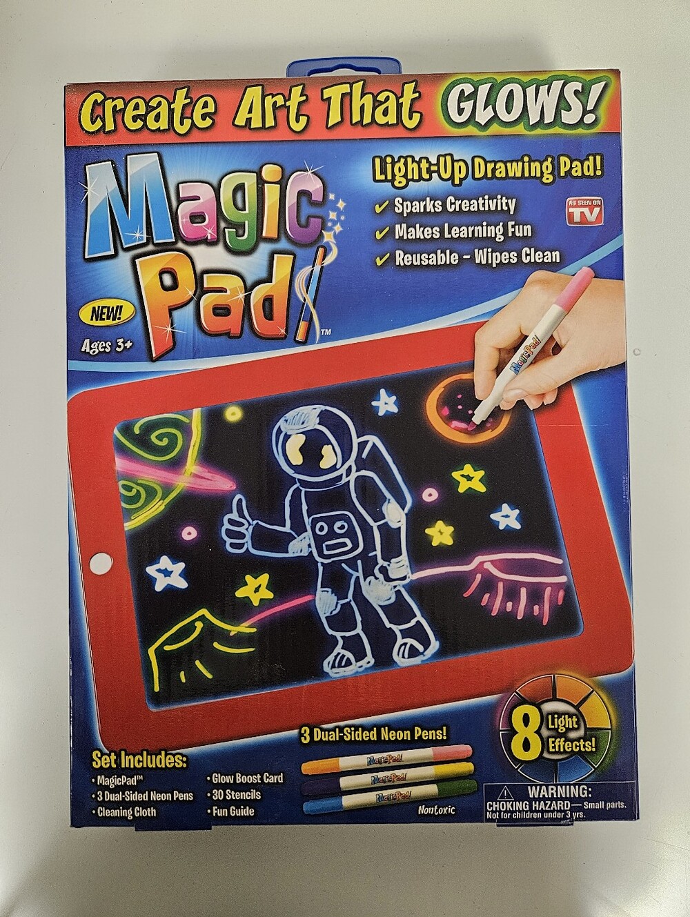 As Seen On Tv Magic Pad Light Up Drawing Pad